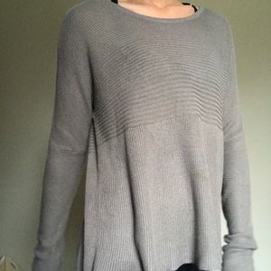 Helmet Lang grey knit sweater